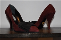Burgundy Prada Pumps, size 6.5
