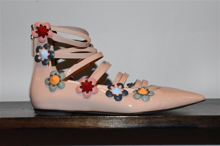 Pale Pink Fendi Flats, size 7.5