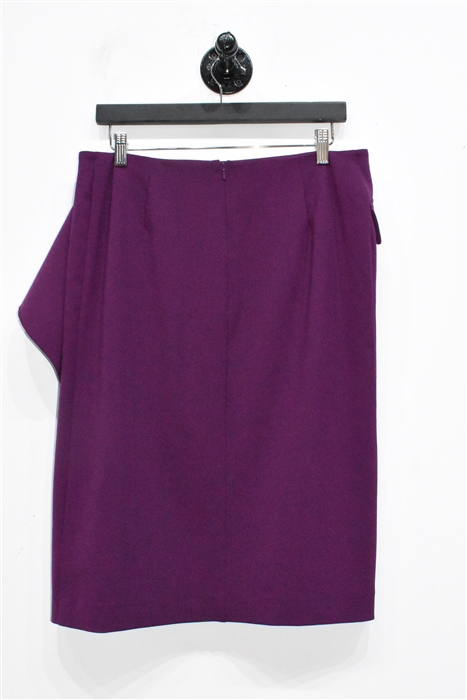 Plum Alberta Ferretti Pencil Skirt, size L