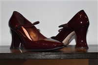 Burgundy Miu Miu Mary Janes, size 7.5