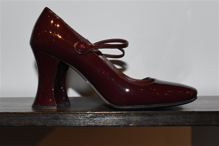 Burgundy Miu Miu Mary Janes, size 7.5