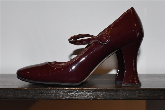 Burgundy Miu Miu Mary Janes, size 7.5