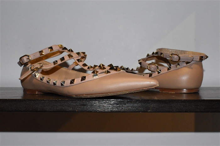 Taupe Valentino Ballet Flats, size 9.5