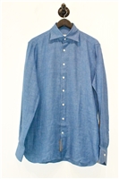 Cornflower Blue 100 Hands Button Shirt, size M
