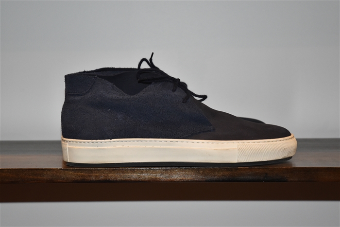 Navy Acne Studios Mid-Top Sneakers, size 11