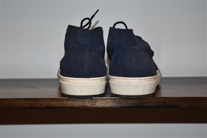 Navy Acne Studios Mid-Top Sneakers, size 11