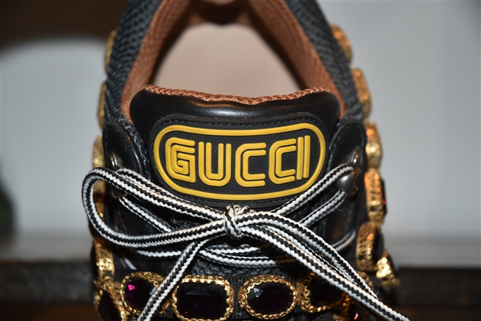 Military Green Gucci Sneaker, size 11