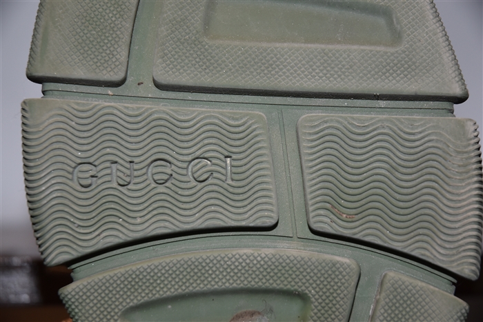 Military Green Gucci Sneaker, size 11