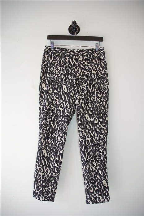 Animal Print Milly Cropped Trousers, size 8