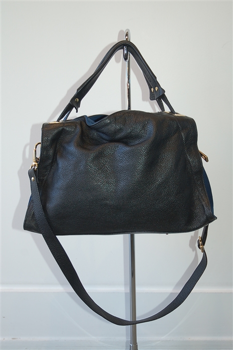 Black & Blue Sandro Satchel, size M