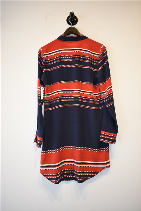 Nautical Equipment Shirt Dress, size S
