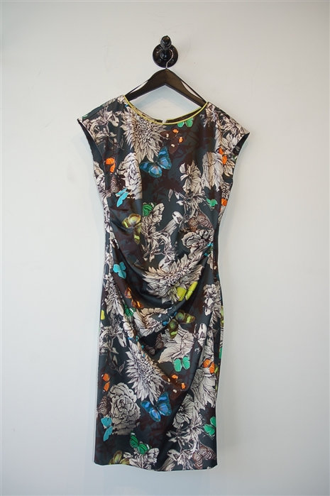 Floral Marc Cain Sheath Dress, size 10