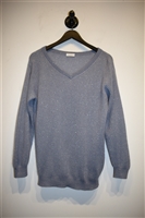 Silver Blue Brunello Cucinelli Pullover, size M