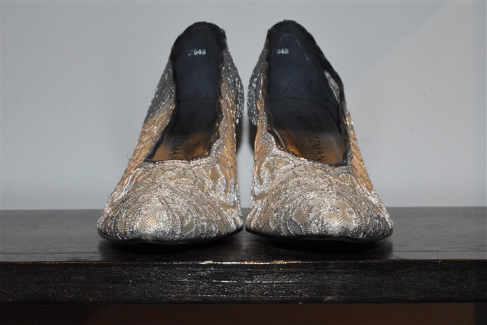 Silver Stuart Weitzman Pumps, size 7.5
