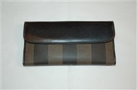 Brown Stripe Fendi Long Wallet, size O/S