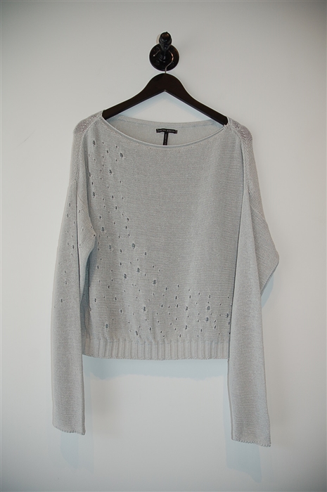 Pale Gray Sarah Pacini Pullover, size O/S