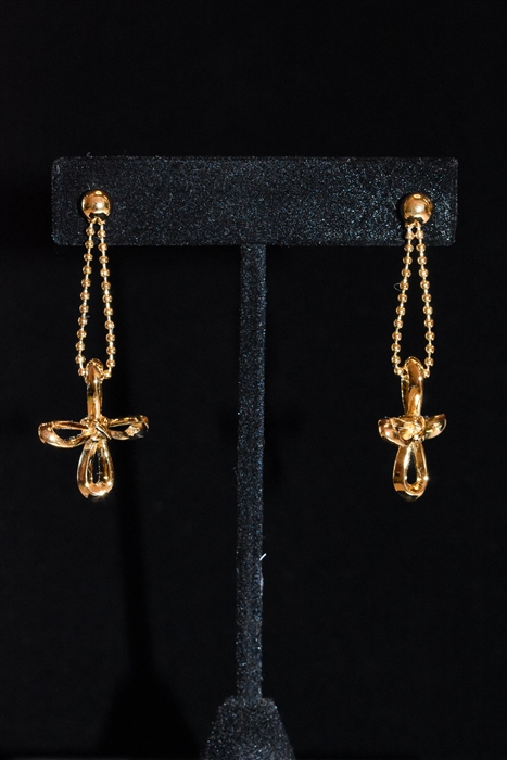 Gold Nina Ricci - Vintage Earrings, size O/S