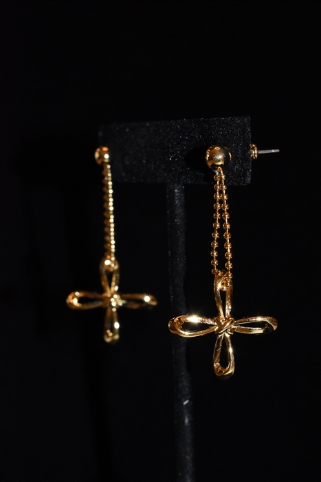 Gold Nina Ricci - Vintage Earrings, size O/S