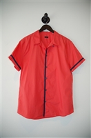 Coral Red Paul Smith - PS Short-Sleeved Shirt, size L