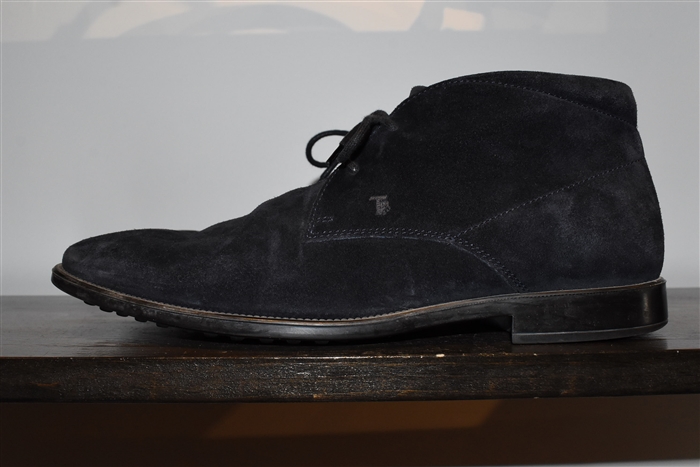 Navy Tod's Desert Boot, size 10
