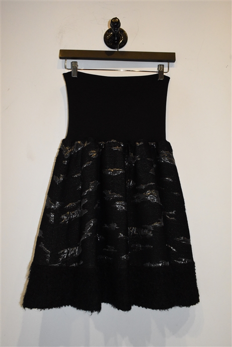 Black Tsumori Chisato A-Line Skirt, size M