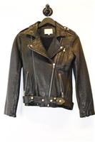 Black Leather Iro Leather Jacket, size 4