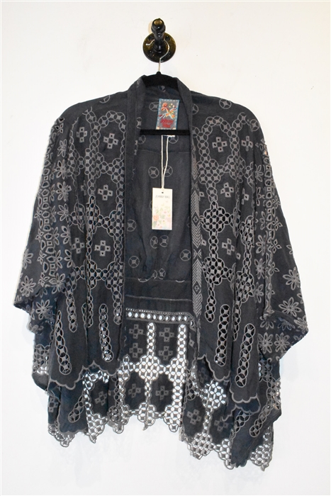Navy Johnny Was Kimono Top, size M