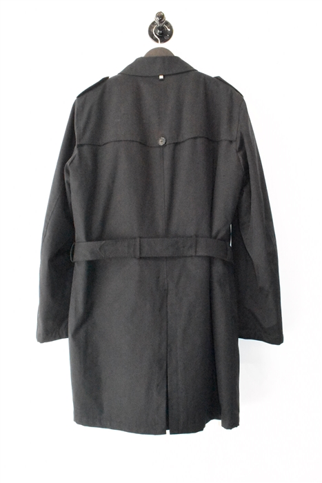 Basic Black Allegri Trench Coat, size XL