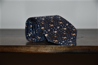 Navy Salvatore Ferragamo Tie, size O/S