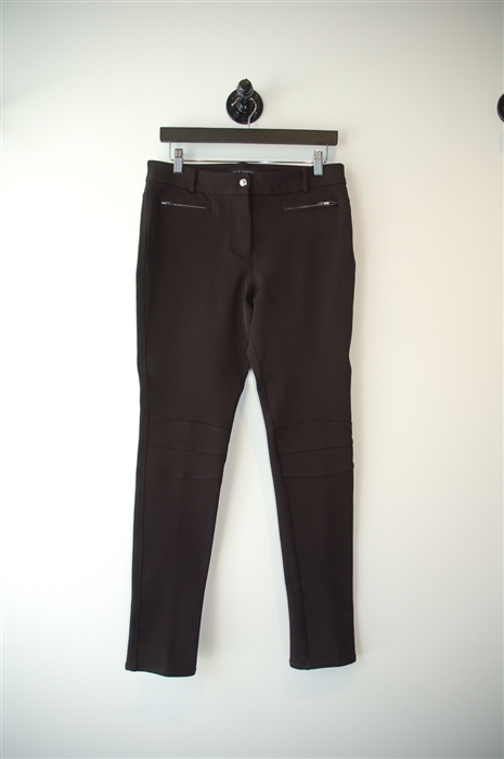 Basic Black Pink Tartan Trousers, size 8