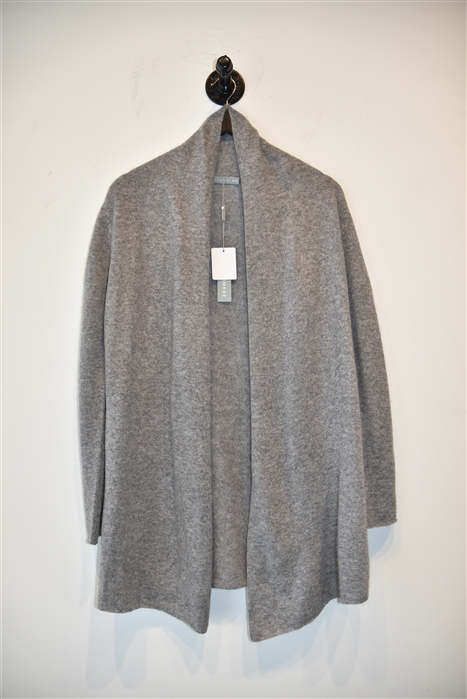 Silver In Cashmere Long Cardigan, size M