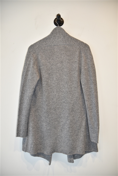 Silver In Cashmere Long Cardigan, size M