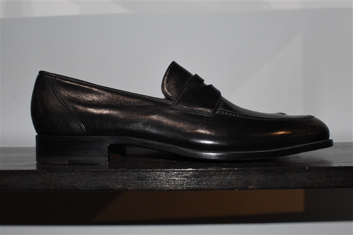 Black Leather Fratelli Rossetti Loafer, size 10