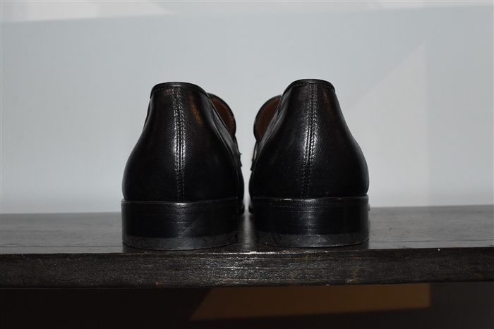 Black Leather Fratelli Rossetti Loafer, size 10