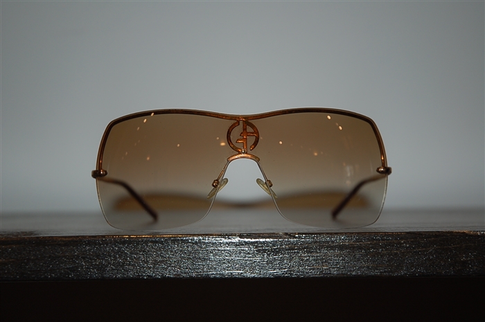 Gold Giorgio Armani Sunglasses, size O/S