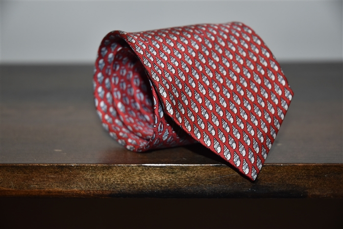 Dark Red Hermes Tie, size O/S
