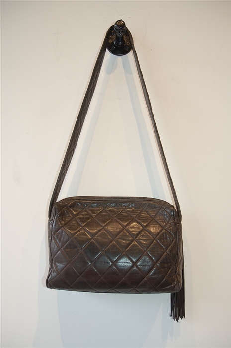 Espresso Chanel - Vintage Shoulder Bag, size M