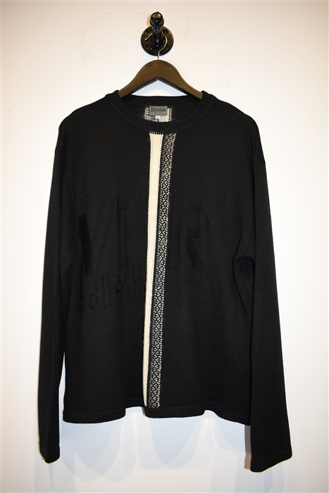 Black Versace Jeans Couture Pullover, size L