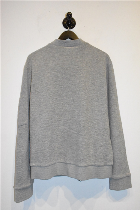 Heather Gray Hugo Boss - Boss Zippered Sweater, size XL