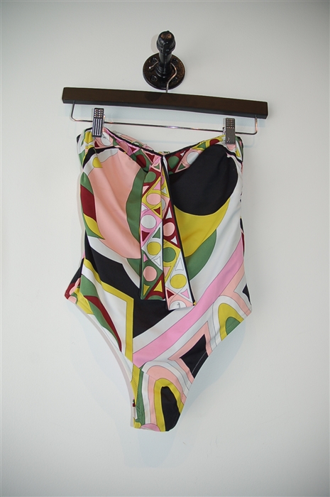 Geometric Emilio Pucci Bathing Suit, size 8