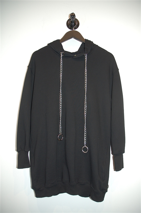 Basic Black MSGM Hoodie, size 4