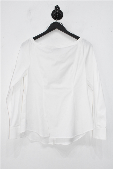Soft White Theory Off-Shoulder Top, size S