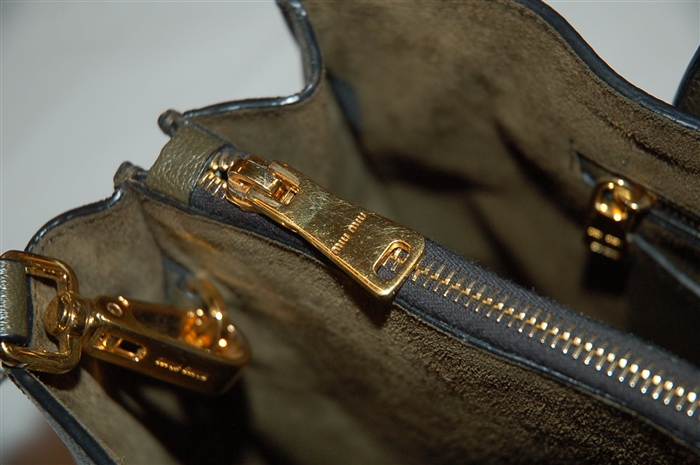 Olive Miu Miu Satchel, size M