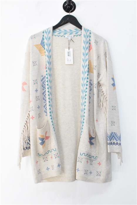 Oatmeal Johnny Was Long Cardigan, size S