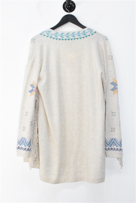 Oatmeal Johnny Was Long Cardigan, size S