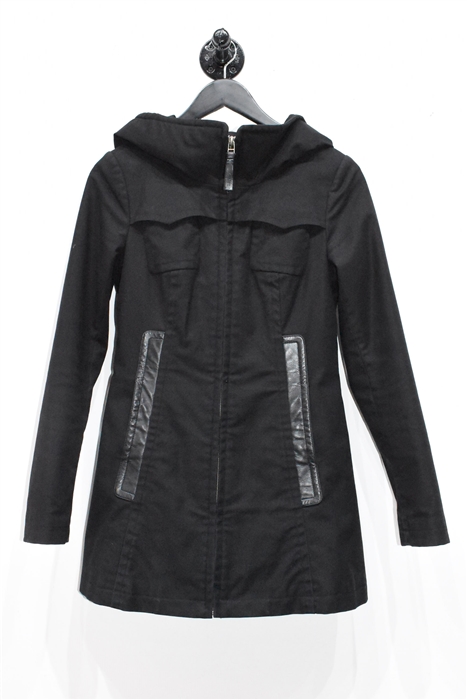 Basic Black Mackage Coat, size XS