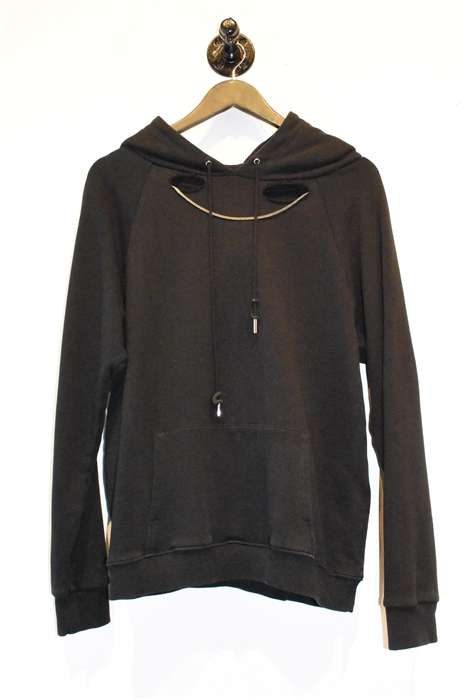 Basic Black Saint Laurent Hoodie, size M