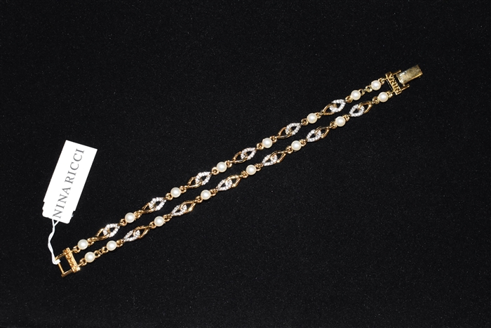 Gold Nina Ricci - Vintage Bracelet, size O/S