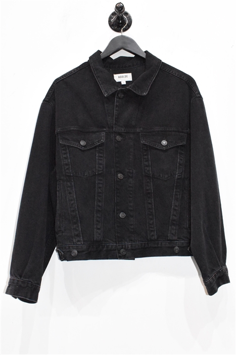Faded Black Agolde Denim Jacket, size S