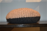 Beige & Gray Brunello Cucinelli Beret, size M